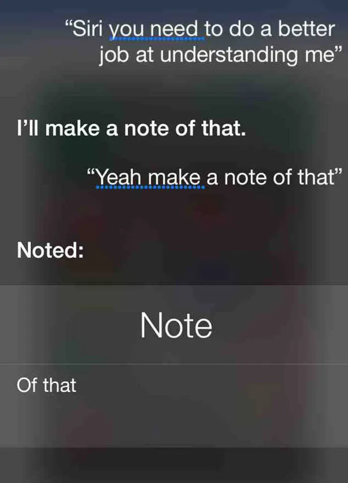 Siri Pushing My Buttons