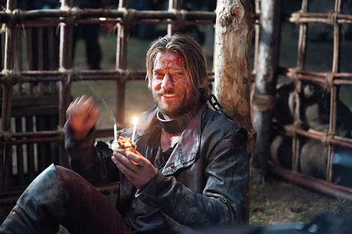 Nikolaj Coster-Waldau Celebrating His Birthday In Chains, Season 2