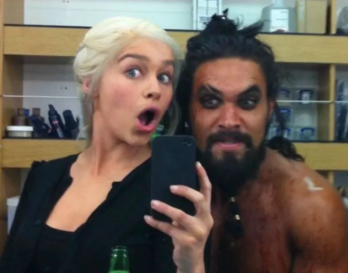 Emilia Clarke's Selfie From Season 1