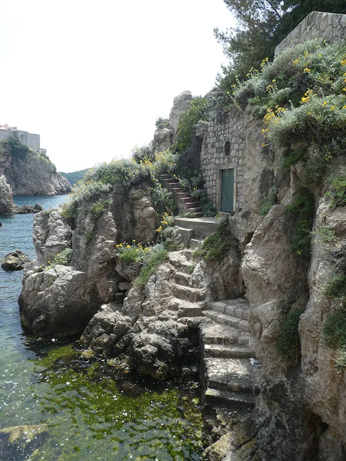 The Base Of Fort Lovrijenac In Dubrovnik, Croatia. Some Scenes From "Game Of Thrones" Were Filmed Here