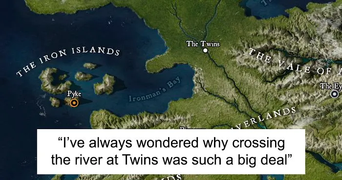 Someone Created A High-Resolution Map Of Westeros And It Looks Like A Location On Google Maps