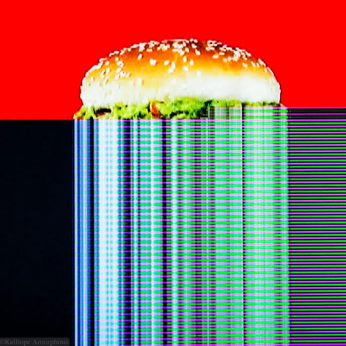 I Create Glitch Art Using Interrupted Cable TV Signals