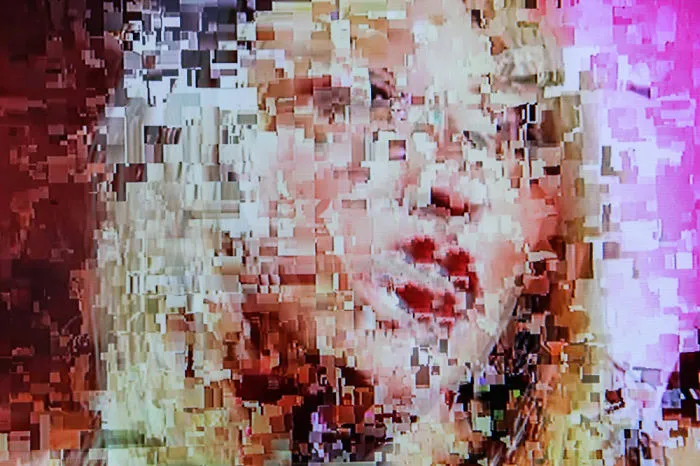 I Create Glitch Art Using Interrupted Cable TV Signals