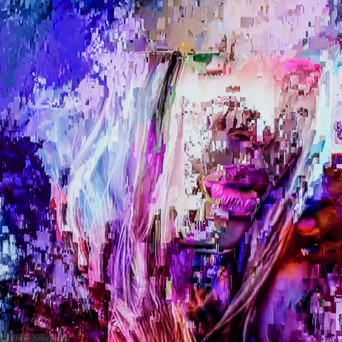 I Create Glitch Art Using Interrupted Cable TV Signals