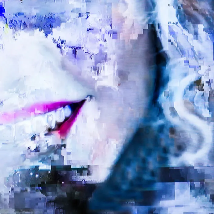 I Create Glitch Art Using Interrupted Cable TV Signals