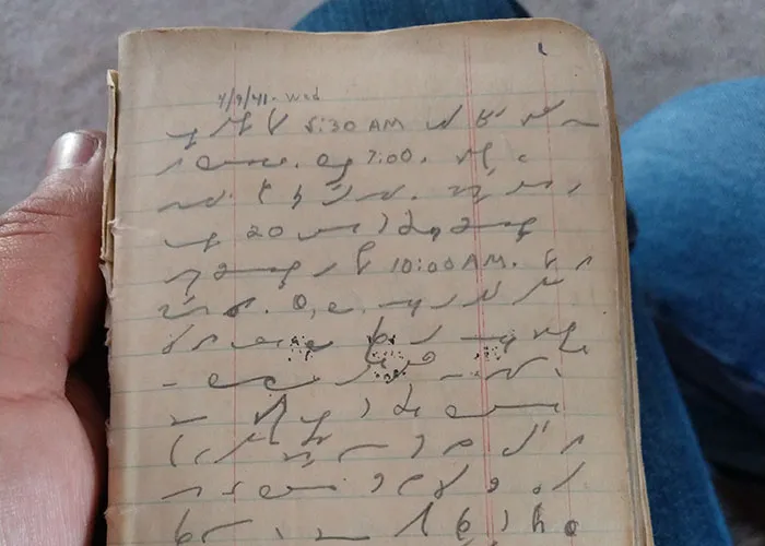Man Finds His Grandpa's WWII Diary But Can't Read What's Written Inside, The Internet Helps To Translate It