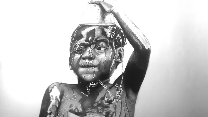 See This Nigerian Artist Who Drew Some Ghanaian Children For 17o Hours Per Portrait And Titled Them Child's Play