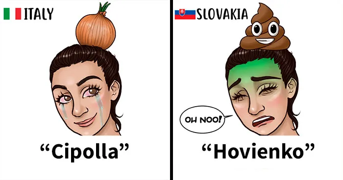 I Illustrated Different Ways People Call Hair Buns Around The Globe