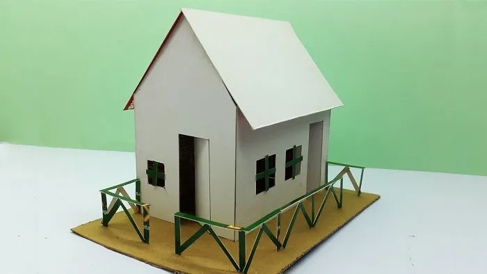 DIY Paper House Making Easy Instruction For Kids