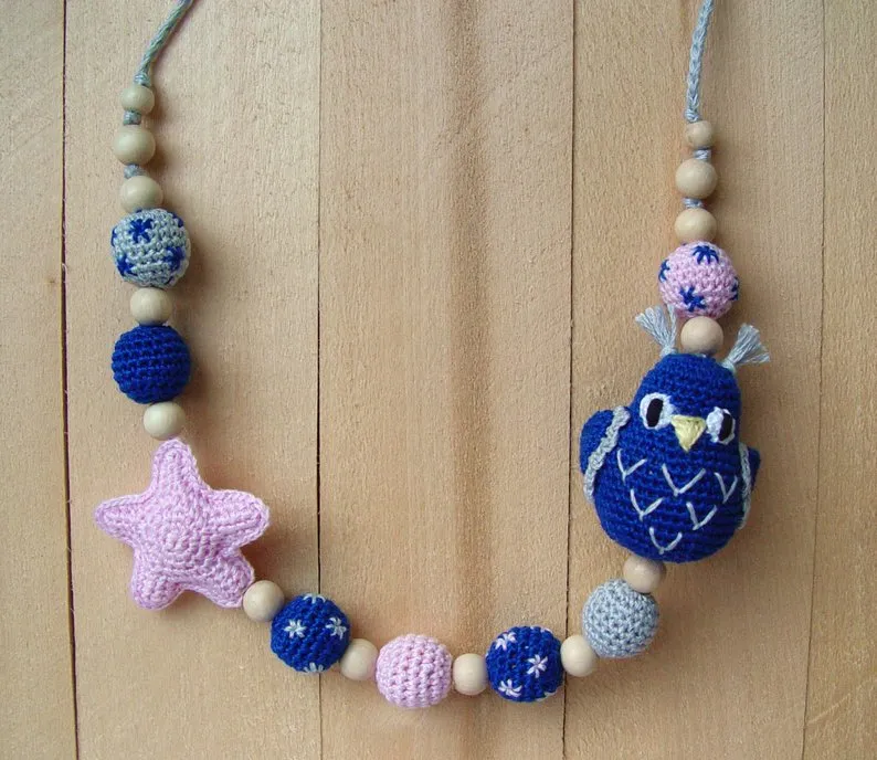 I Made This Crochet Teething Necklace For Mom And Baby