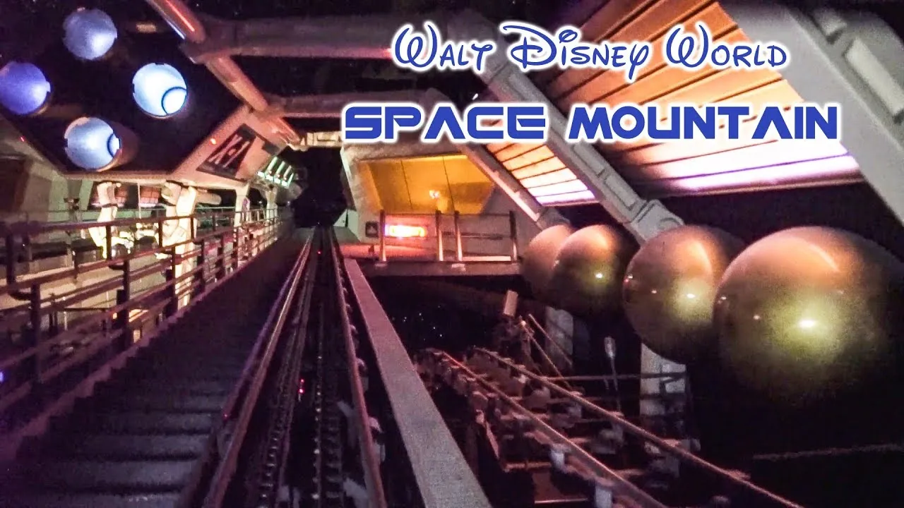 Space Mountain With A Low Light Sensitive Camera