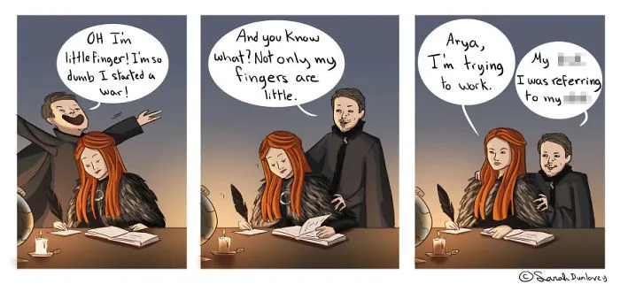 What Happens Behind The Scenes Of Game Of Thrones (My 5 Comics)