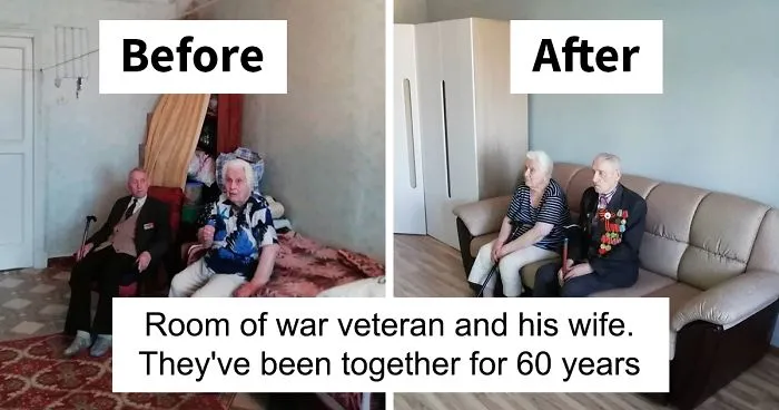 Russian Guy Renovates Apartments For Pensioners And War Veterans For Free