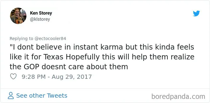 Sociology Professor At The University Of Tampa, Kenneth L. Storey, Was Fired For A Tweet That Blamed Harvey On Gop Vote