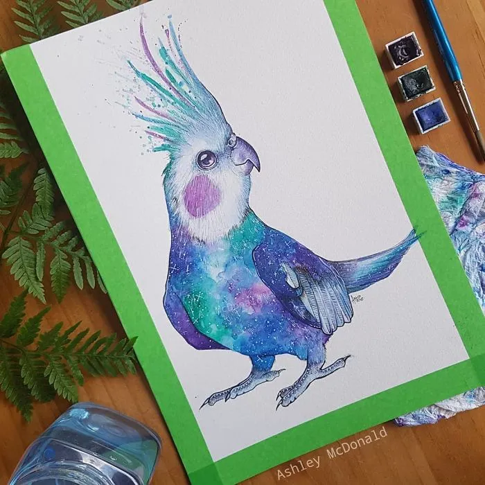 My 30 Animal Portraits That I Painted Using Watercolors And Pencils