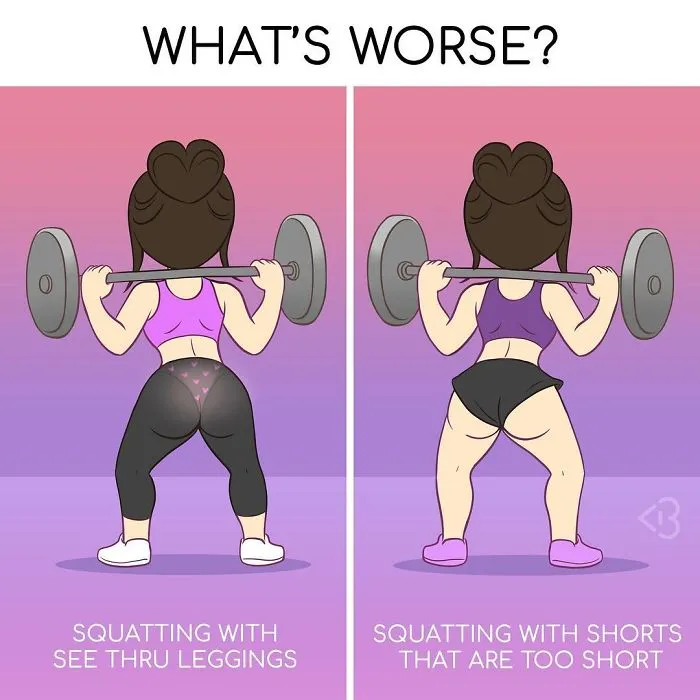 Fitness Trainer Illustrates Everyday Problems Of Girls Who Are Struggling To Stay In Shape (30 Pics)