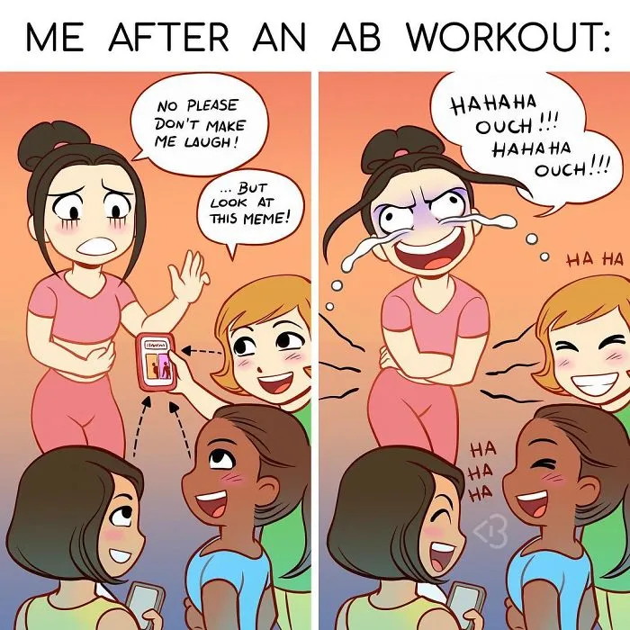 Fitness Trainer Illustrates Everyday Problems Of Girls Who Are Struggling To Stay In Shape (30 Pics)