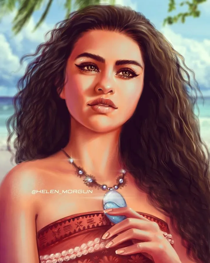 Selena Gomez como  Moana