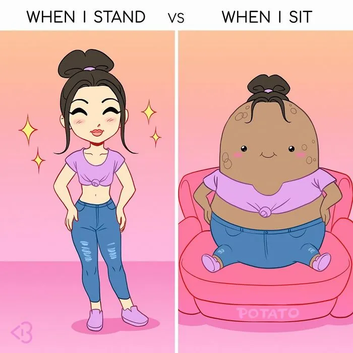 Fitness Trainer Illustrates Everyday Problems Of Girls Who Are Struggling To Stay In Shape (30 Pics)