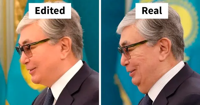 Kazakhstan Is Photoshopping Their Leader's Photos And They Are Not Even Trying To Be Subtle