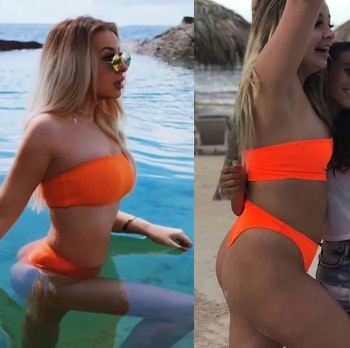 Instagram Model’s Post vs. Real Life