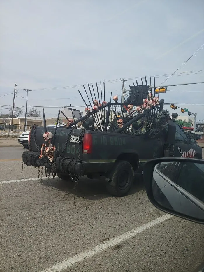 A Zombie Patrol Truck In Dallas
