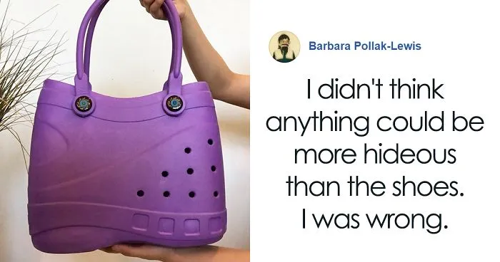  Crocs-Inspired Handbags Are A Thing And People Want Explanations