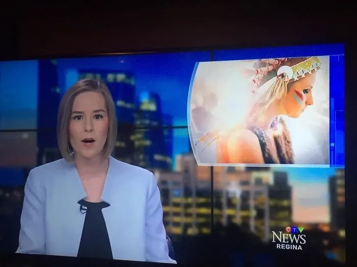 Hablan en las noticias sobre una mujer nativa americana desaparecida, y usan en la imagen a una chica blanca en Coachella disfrazada
