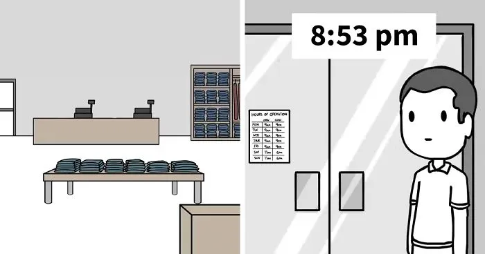 Former Retail Worker Hilariously Shows Why People Who Start Shopping Minutes Before Closing Time Are The Worst