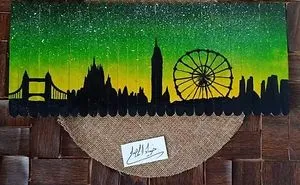 Draw A Beautiful Palette Of Acrylic Colors Inspired By The Amusement Park