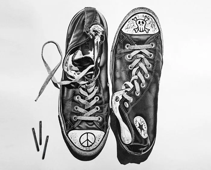 58 Ultra-Realistic Pen Drawings Of Iconic Design And Pop Culture Objects By Alessandro Paglia