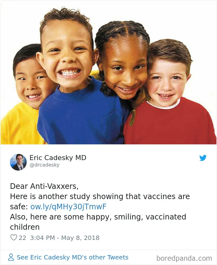 25 Of The Best Responses Doctors And Other Medical Professionals Had To Anti-Vaxxers