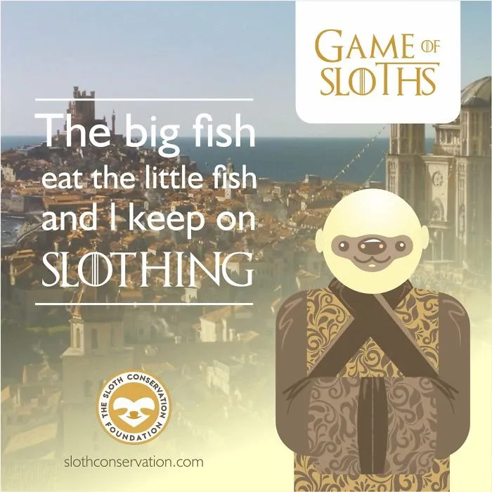 I Turned "Game Of Thrones" Characters Into Sloths With Their Best Quotes (12 Pics)