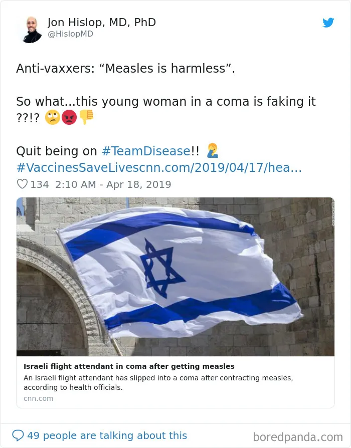 25 Of The Best Responses Doctors And Other Medical Professionals Had To Anti-Vaxxers