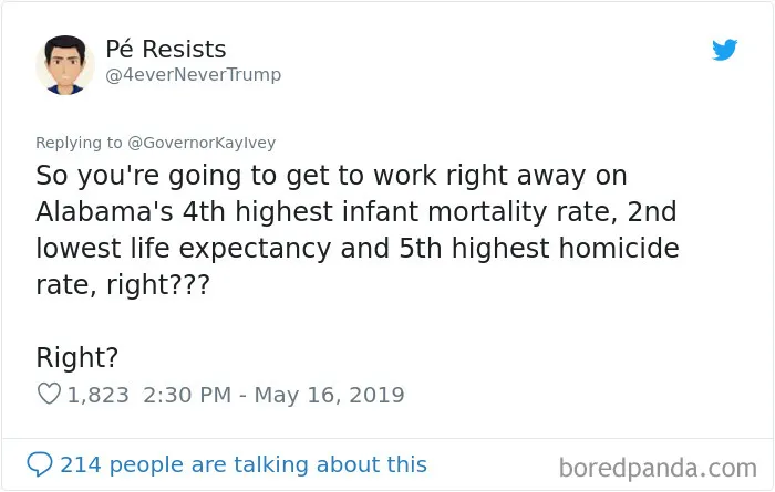 28 Most Savage Posts About The Alabama Abortion Law