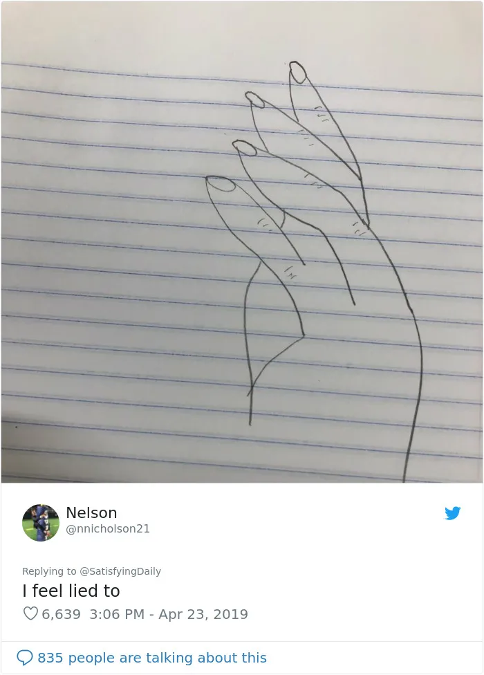 People Are Trying To Follow A Viral Hand-Drawing Tutorial, And They're Failing So Bad, It's Good (24 Pics)