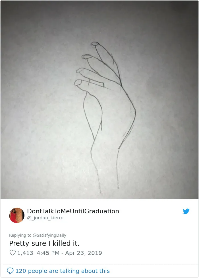 People Are Trying To Follow A Viral Hand-Drawing Tutorial, And They're Failing So Bad, It's Good (24 Pics)