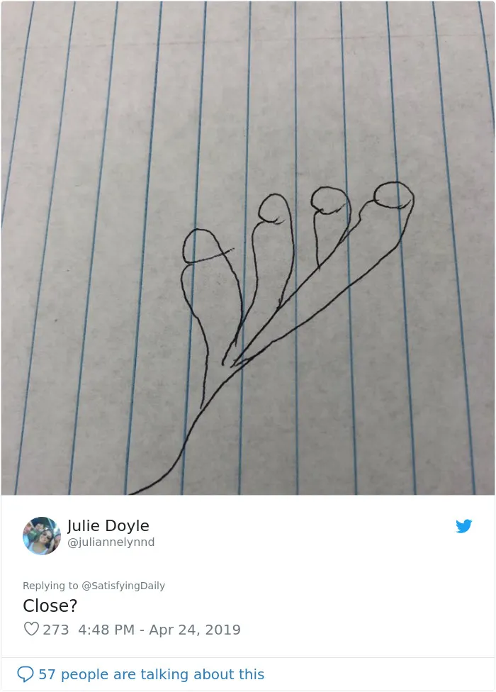 People Are Trying To Follow A Viral Hand-Drawing Tutorial, And They're Failing So Bad, It's Good (24 Pics)