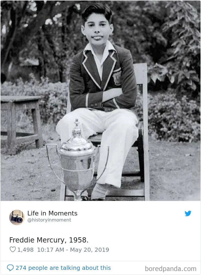 Freddie Mercury en 1958