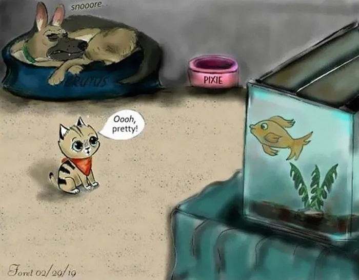 'Pixie And Brutus' Fans Are Drawing Their Own Comics So The Adventures Don't Stop (27 Pics)