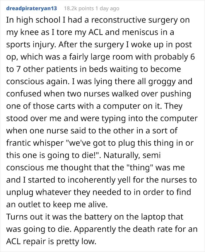30 Funniest Things Patients Have Said On Anesthesia
