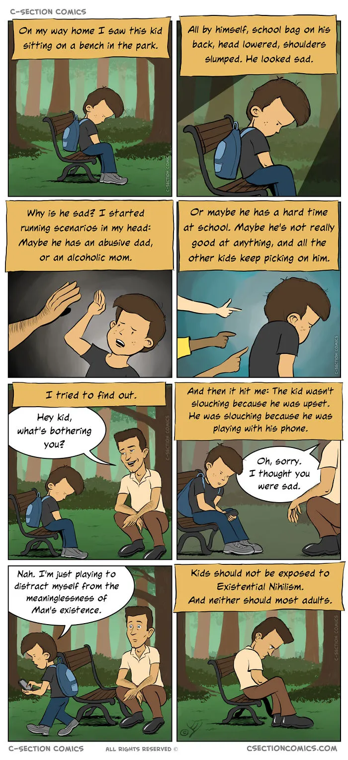 I Draw Slice Of Life Comics For People With A Dark Sense Of Humor