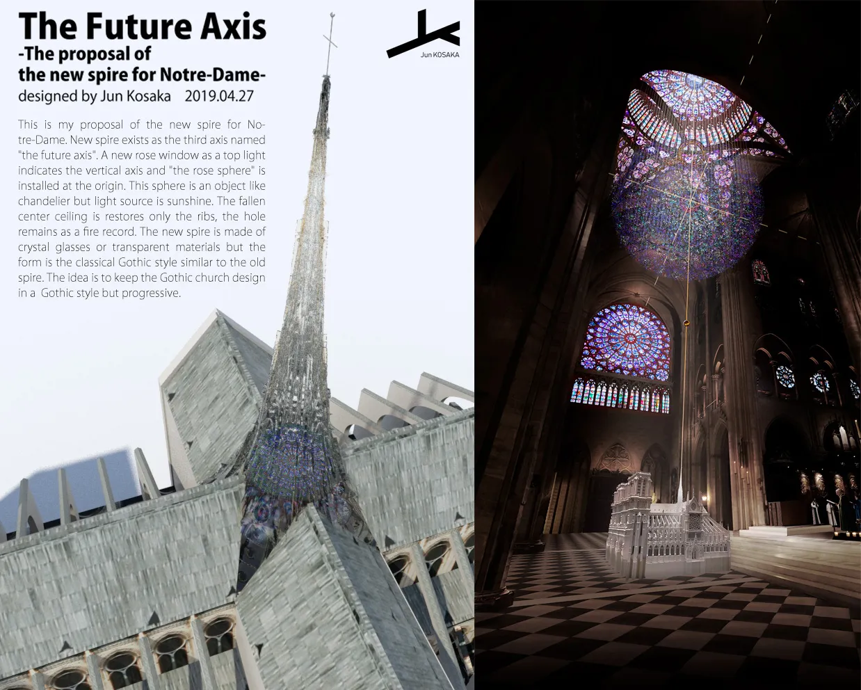 The Future Axis
-The Proposal Of The New Spire For Notre-Dame-