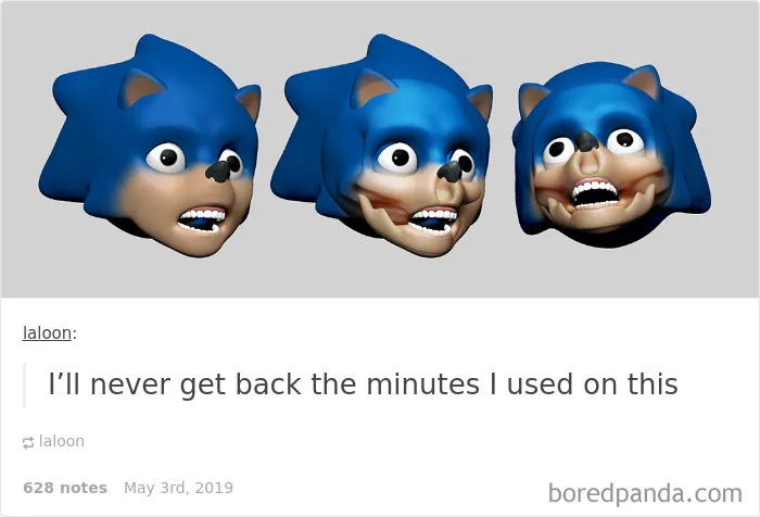 30 People That Roasted New Sonic Character Design So Bad, That The Creators Decide To Change Its Appearance