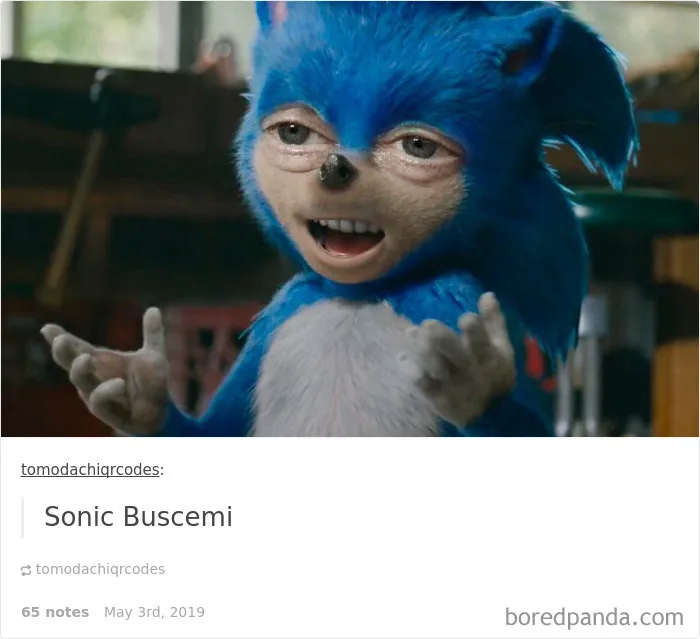30 People That Roasted New Sonic Character Design So Bad, That The Creators Decide To Change Its Appearance