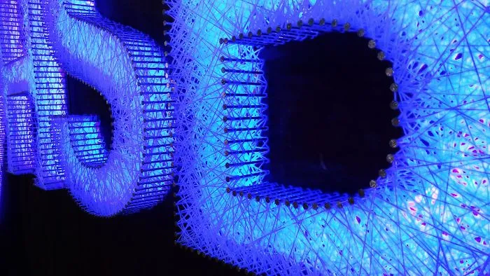 We Make String Installations With Tens Of Thousands Of Intersecting Straight Lines