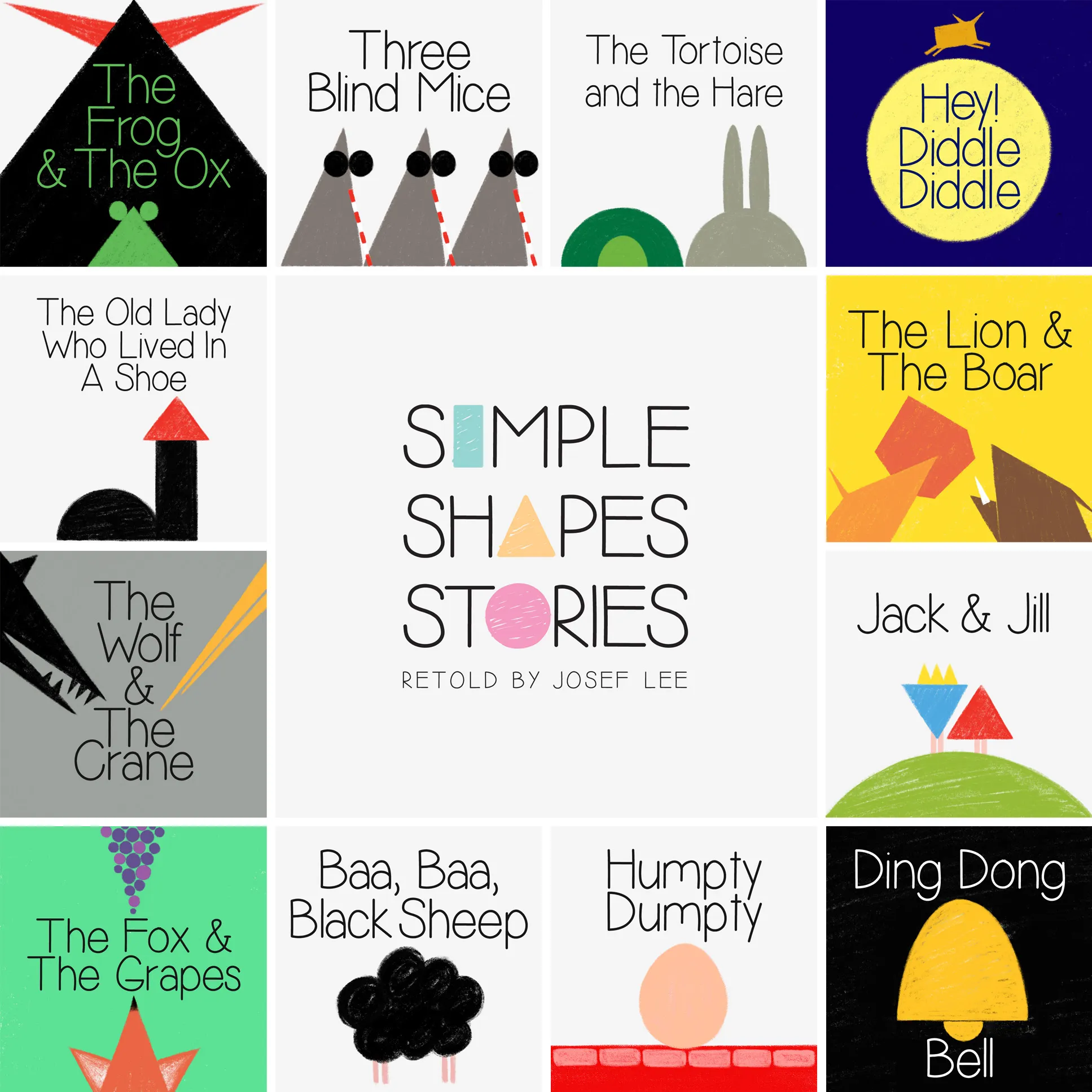 I Retell Classic Stories Using Only Simple Shapes