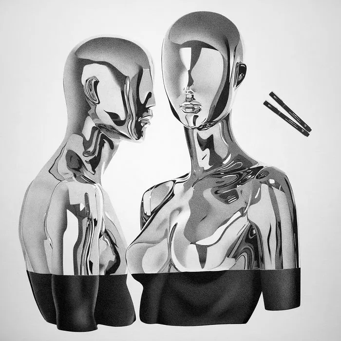 58 Ultra-Realistic Pen Drawings Of Iconic Design And Pop Culture Objects By Alessandro Paglia