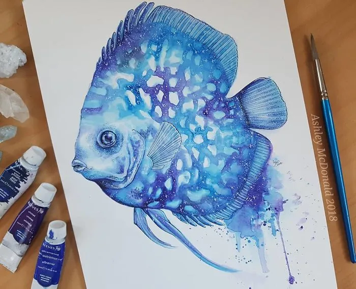 My 30 Animal Portraits That I Painted Using Watercolors And Pencils