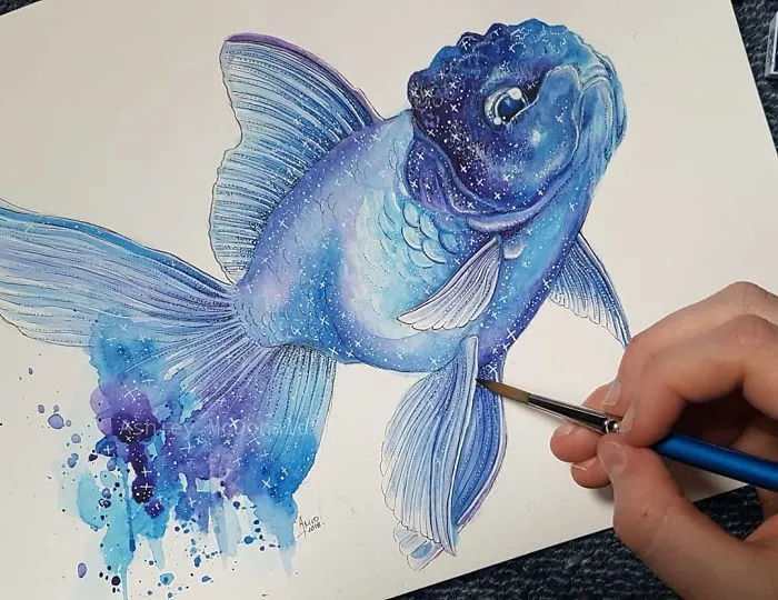 My 30 Animal Portraits That I Painted Using Watercolors And Pencils